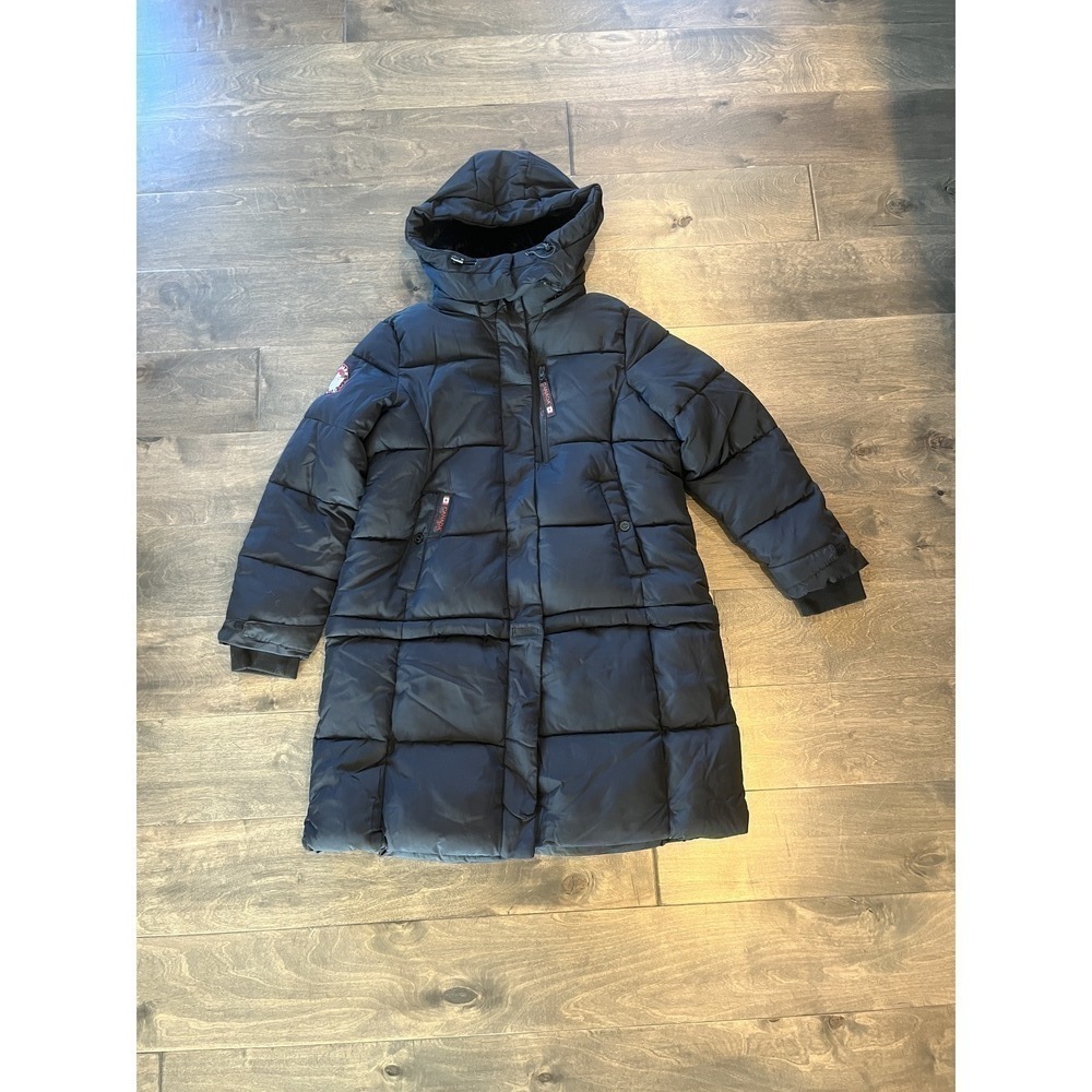 NWT Canada Weather Gear 2 in 1 System, Short and Long Puffer Coat, Black, XL